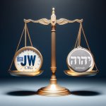 Watchtower versus Jehovah tetragrammaton on a scale.jpg